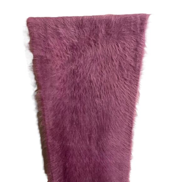 Twenty One Scarf Women’s One Size 88 in x 8 in Purple Soft Knit Fringe Long - Picture 4 of 6